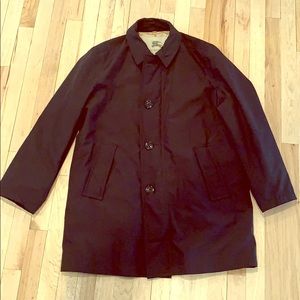 Burberry Badsey black long quilted raincoat
